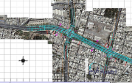 Studies of first stage of the split level intersection of Rey beltway with Fadaiyan Islam, Shahid Ghayouri and Ibn Babuieh Avenues