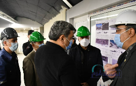 بازدید شهردار تهران از پروژه زیرگذر چهارراه گلوبندک