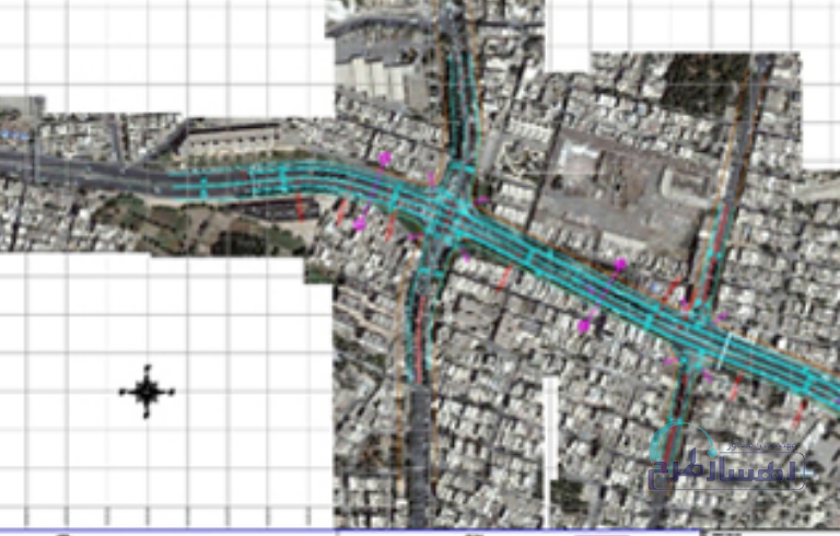 Studies of first stage of the split level intersection of Rey beltway with Fadaiyan Islam, Shahid Ghayouri and Ibn Babuieh Avenues - Picture 1